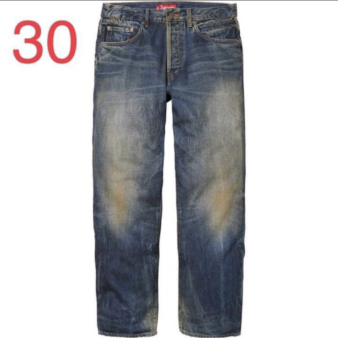 Supreme(シュプリーム)のDistressed Loose Fit Selvedge Jean  メンズのパンツ(デニム/ジーンズ)の商品写真