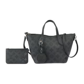 【限定価格】LOUIS VUITTON ルイヴィトン ショルダーバッグ モノグラムマヒナ セレネPM ポーチ付き かばん 鞄 M94314    ノワール ブラウン 茶 シルバー金具 レディース【品】