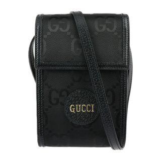 グッチ(Gucci)のGUCCI グッチ Off The Grid オフザグリッド ミニバッグ ショルダーバッグ 625599 レザー  GGナイロン ブラック   ポシェット ポーチ 【本物保証】(ショルダーバッグ)