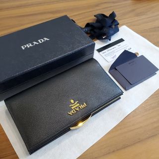 ✨ほぼ未使用　入手困難✨PRADA 長財布　ナイロン　三角プレート　ロゴ