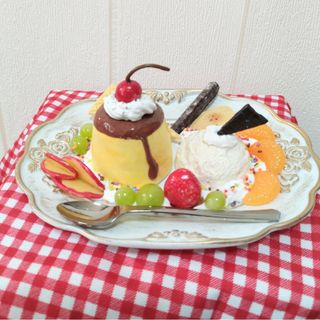 【A】プリンバニラスイーツ⭐️食品サンプルハンドメイド(雑貨)