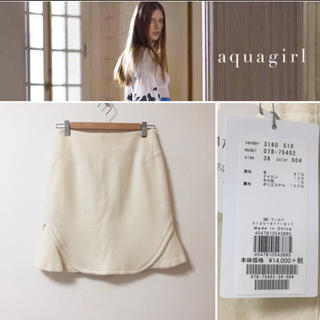 アクアガール(aquagirl)の【未使用】apua girl スカート(ひざ丈スカート)