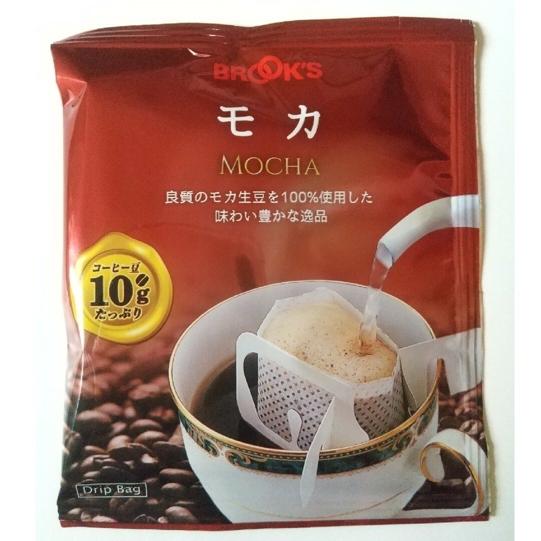 Brooks(ブルックス)のブルックスコーヒー ブルックス モカ 12袋 ★今だけオマケ付★ 食品/飲料/酒の飲料(コーヒー)の商品写真