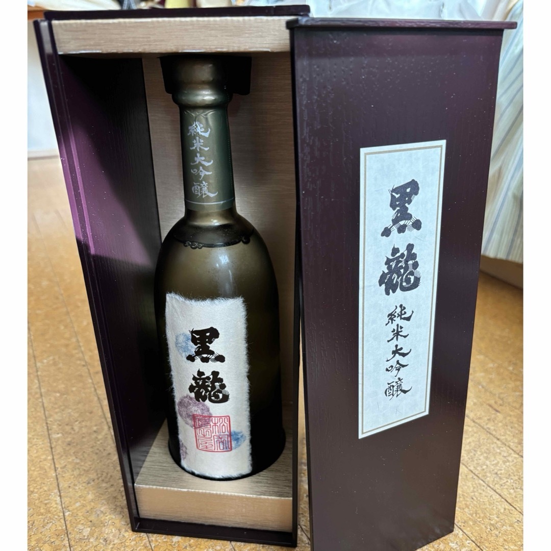 希少 百貨店抽選購入品　日本酒　黒龍純米大吟醸　720ml 越前装飾和紙