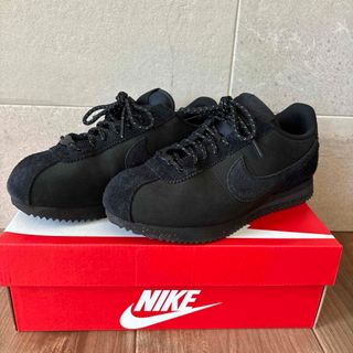 【新品】Nike Cortez PRM “Triple Black” 23cm