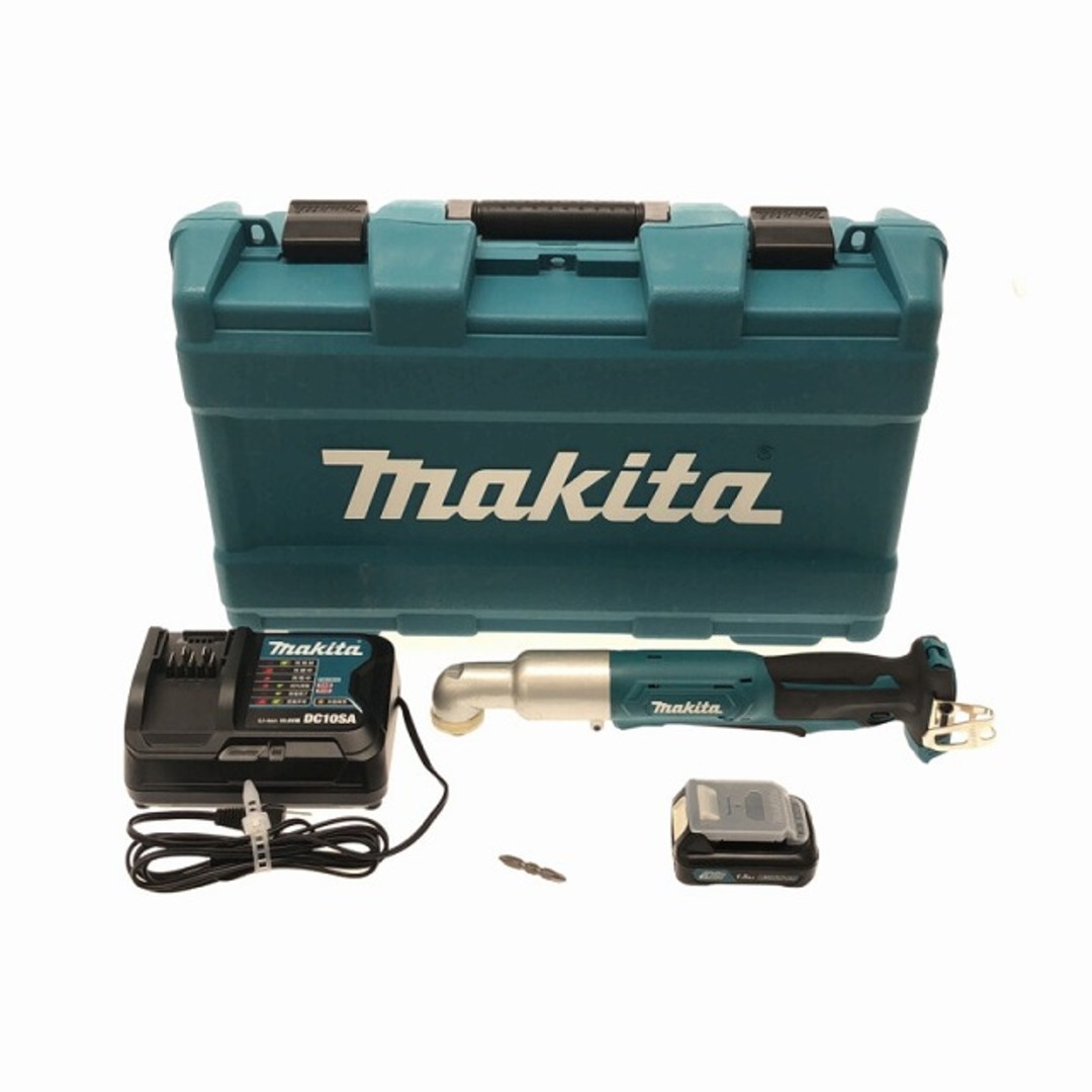 自動車/バイク☆比較的綺麗☆ makita マキタ 10.8V 充電式 アングルインパクトドライバ TL064DSH バッテリー1個(10.8V 1.5Ah ) 充電器 ケース 80681
