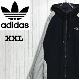 ベロア　adidas　XL  黄色　スリーストライプス　紐なし　万国旗