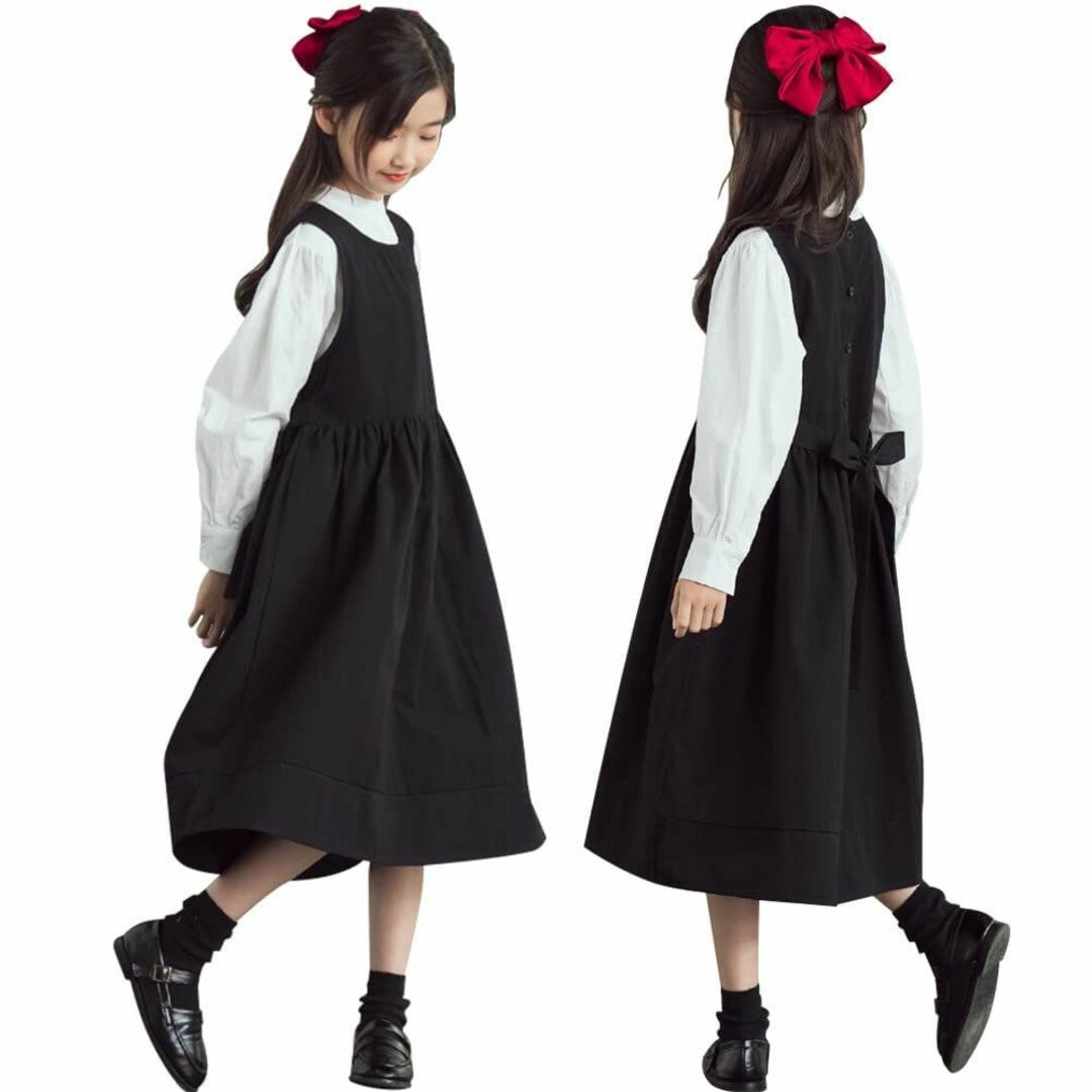 ベビー服(~85cm)[美瑛屋] 子供 ジャンパースカート 発表会 卒業式 入学式 法事葬式 お受験面