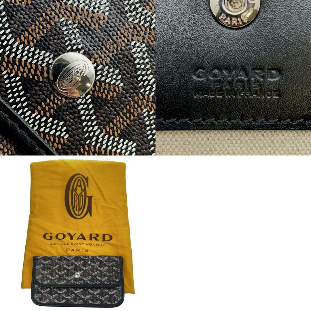 ゴヤール トートバッグ サンルイPM Saint Louis GOYARD バッグ ポーチ付き ショルダーバッグ 黒