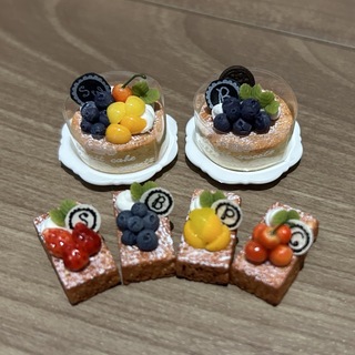 ミニチュア ケーキ フルーツ パウンドケーキ セット ハンドメイド(ミニチュア)