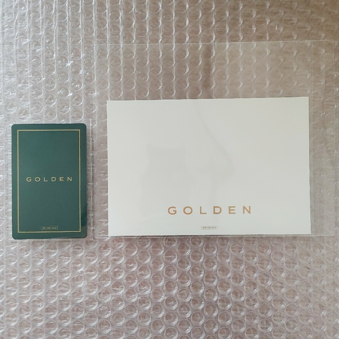 ユニバ特典 BTS ジョングク GOLDEN トレカ ポストカード