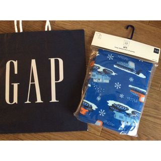 babyGAP - ギャップgapbabyロゴ入新品未使用長袖パジャマ上下セット90青カラフル働く車