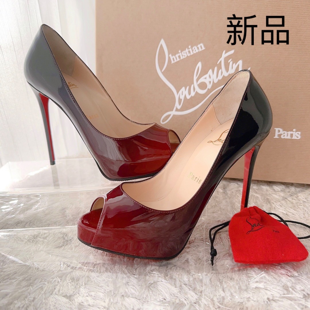 Christian Louboutin(クリスチャンルブタン)のクリスチャンルブタン　ハイヒール　サンダル　パンプス　オープントゥ　人気　未使用 レディースの靴/シューズ(ハイヒール/パンプス)の商品写真