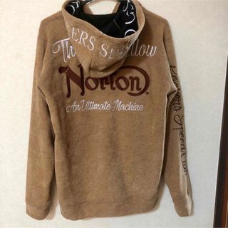 ノートン(Norton)のNorton ノートン 裏シャギー ジップパーカー キャメル(パーカー)