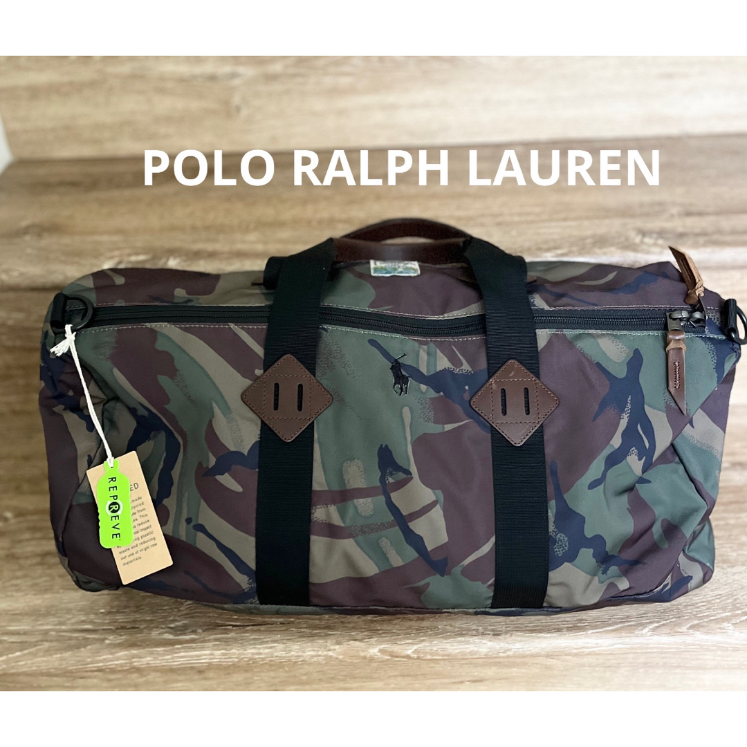 POLO RALPH LAUREN(ポロラルフローレン)のPOLO ラルフローレン　ボストンバッグ　バッグ　迷彩　米国購入　新品 メンズのバッグ(ボストンバッグ)の商品写真