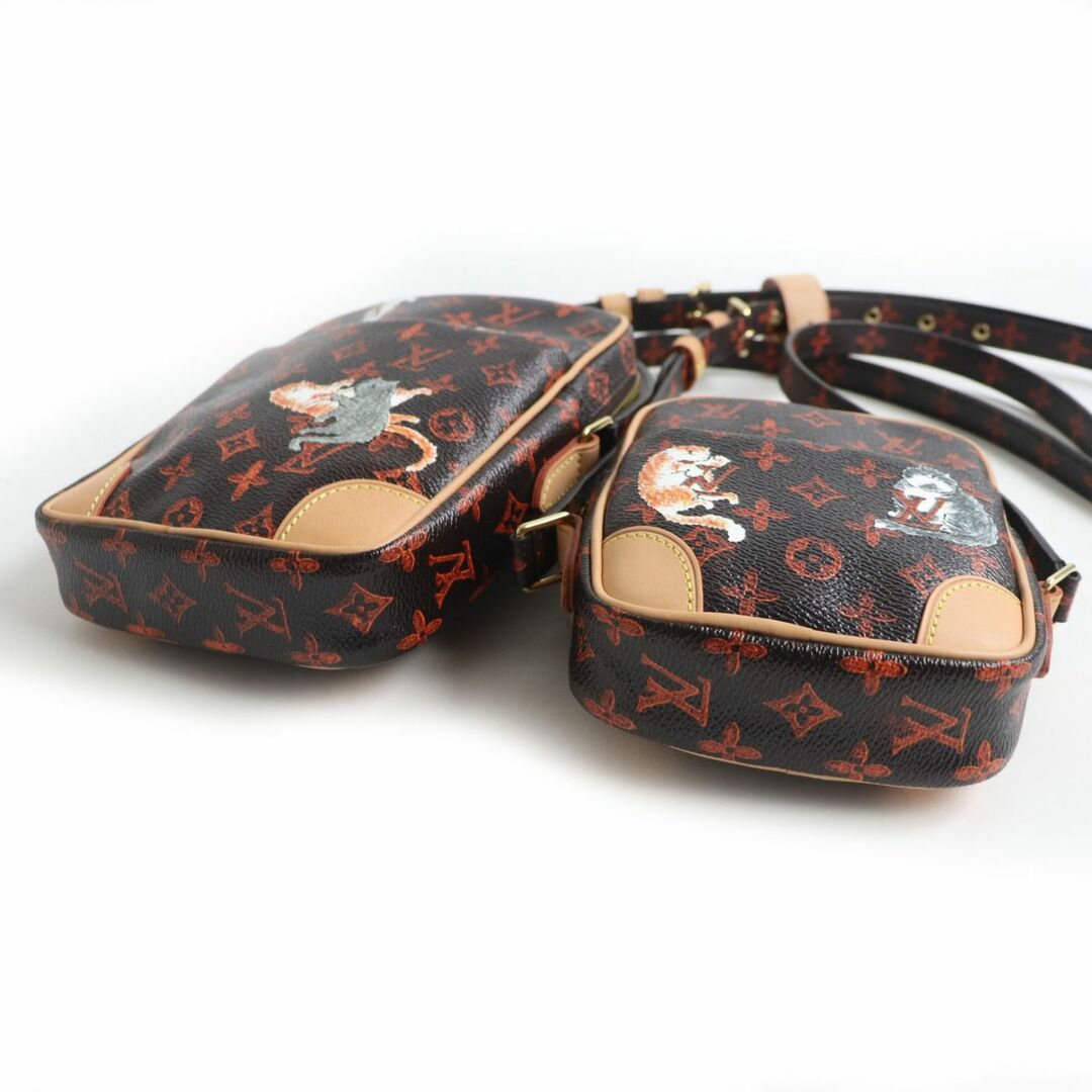 極美品★LOUIS VUITTON ルイヴィトン M44399 トランスフォームド・モノグラム キャットグラム パナム セット 保存袋付き