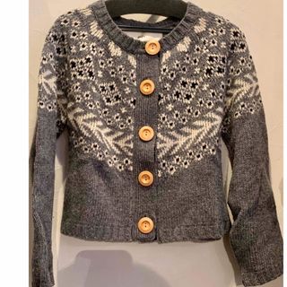 fur fur - ビッグカラークロシェカーデ♡ブルーの通販 by u♡'s shop