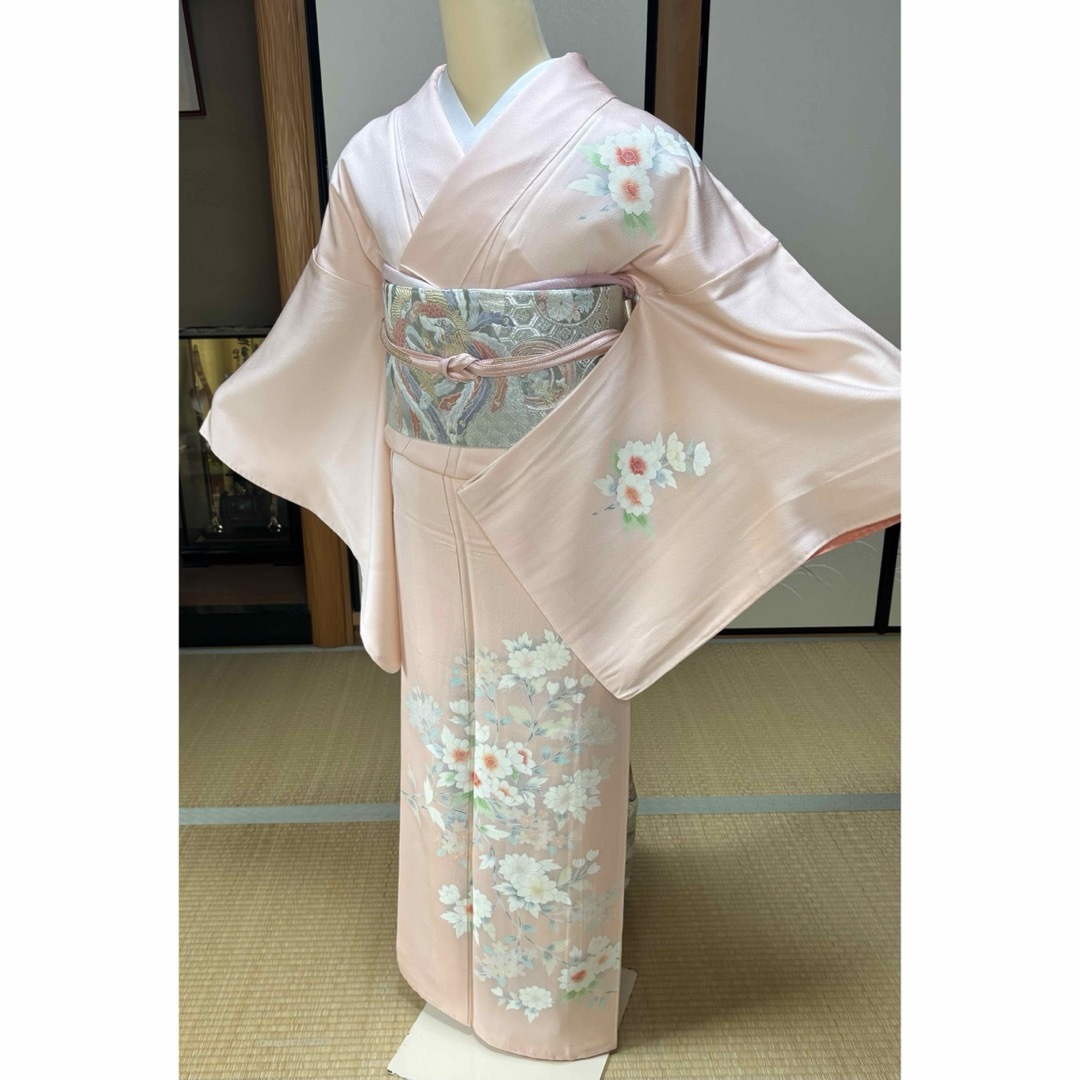 正絹 上品で華やかな訪問着-
