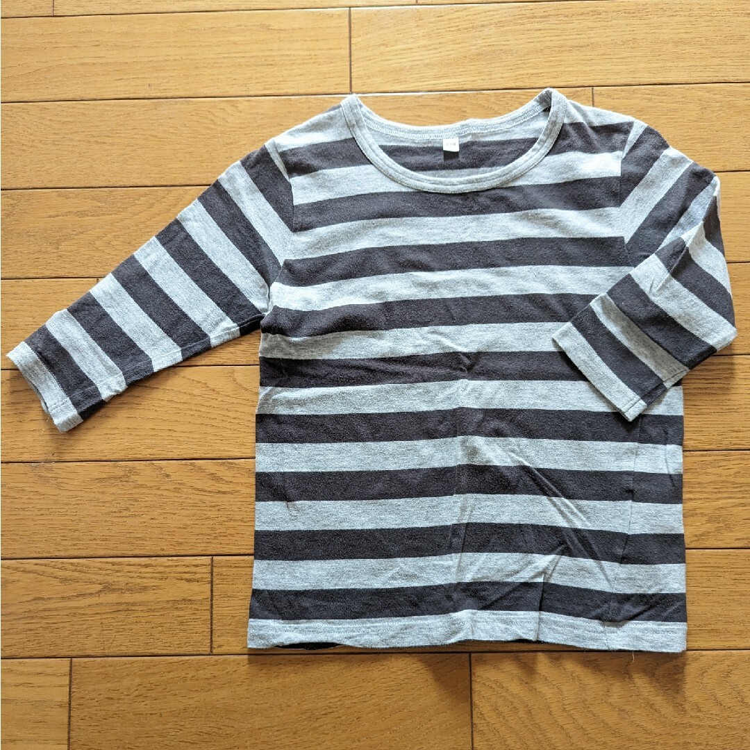 MUJI (無印良品)(ムジルシリョウヒン)のキッズTシャツ(120) キッズ/ベビー/マタニティのキッズ服男の子用(90cm~)(Tシャツ/カットソー)の商品写真