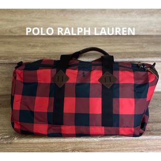 ポロラルフローレン(POLO RALPH LAUREN)のPOLO ラルフローレン　チェック　ボストンバッグ　バッグ　米国購入　新品(ボストンバッグ)