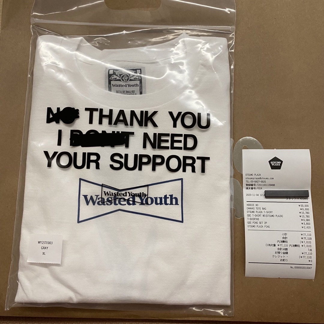 販売質屋 【平日セール】WASTED YOUTH - OTSUMO PLAZA TEE