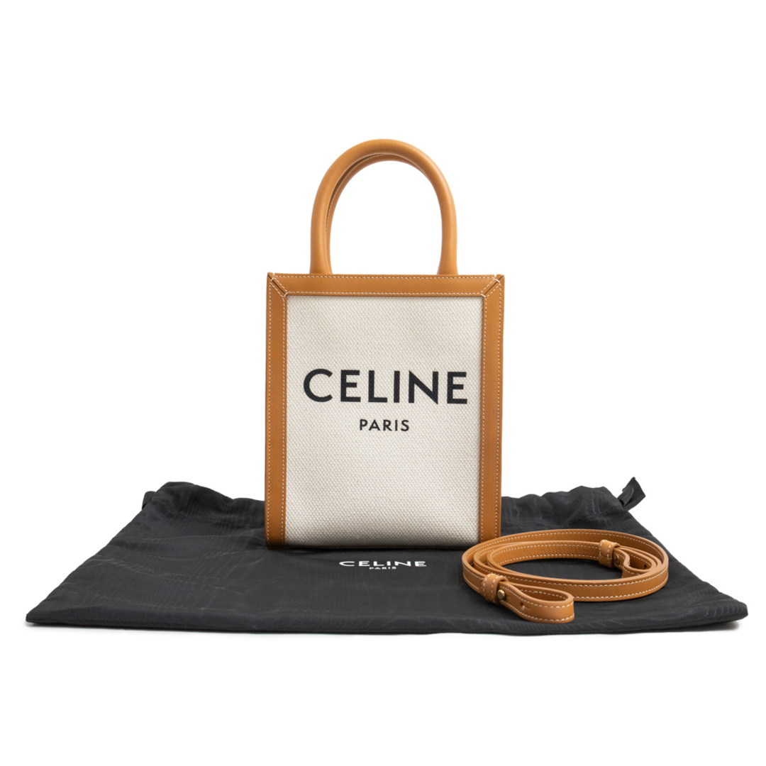 celine - セリーヌ ミニ バーティカル カバ 2way ショルダーバッグ ...