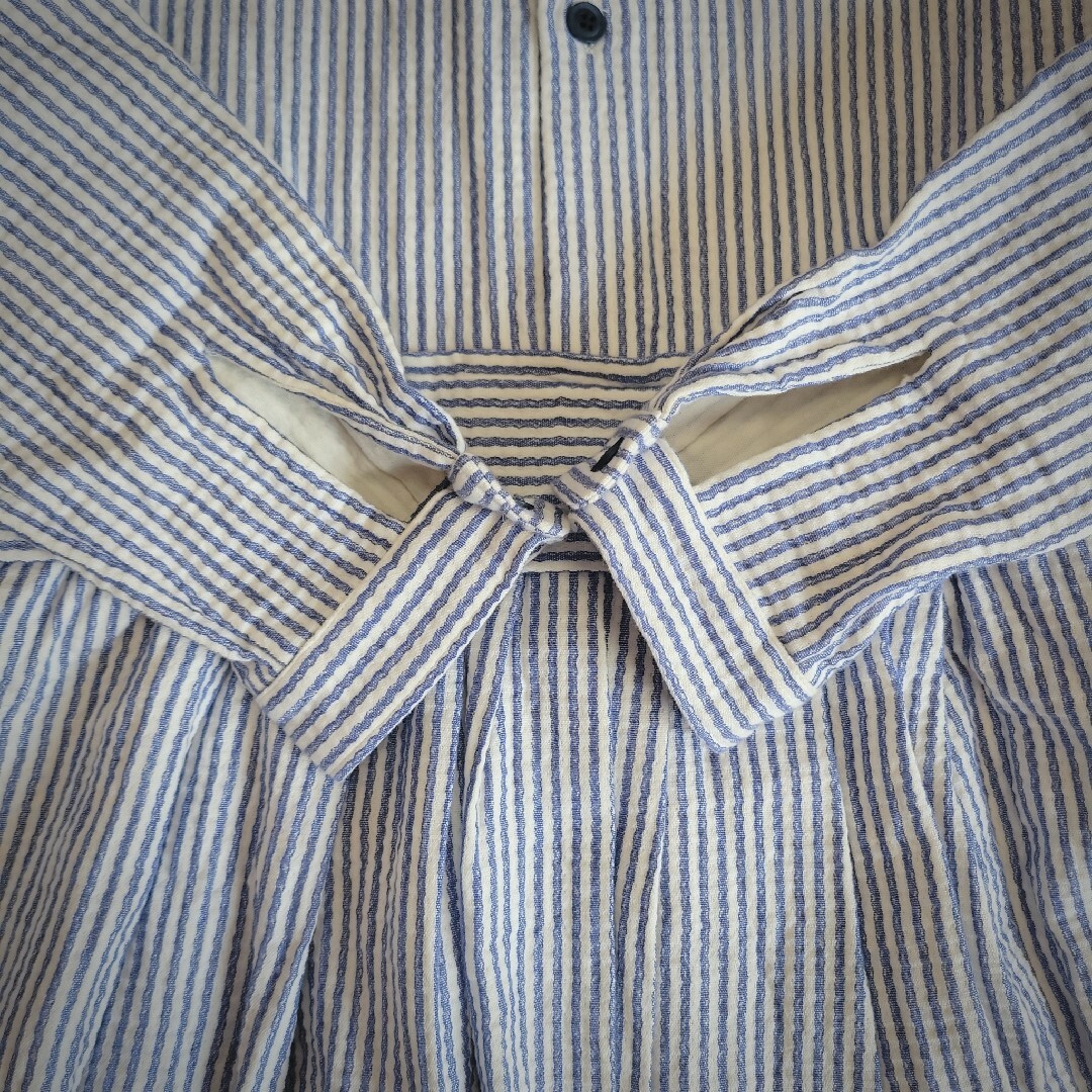 【新品未使用 】ヴェリテクール 2重織りコットンシルクシャツワンピース 日本製