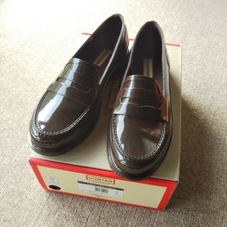 HUNTER - 新品 本物 HUNTER ローファー 靴 ハンター WFF1095RGL UK6の