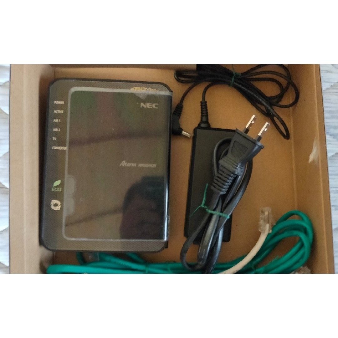 NEC(エヌイーシー)のNEC 無線LANルーター  PA-WR9500N-HP スマホ/家電/カメラのPC/タブレット(PC周辺機器)の商品写真