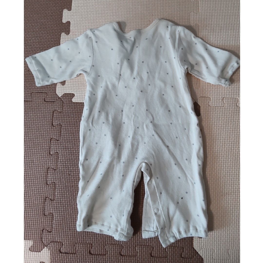 西松屋(ニシマツヤ)の新生児 コンビドレス キッズ/ベビー/マタニティのベビー服(~85cm)(ロンパース)の商品写真
