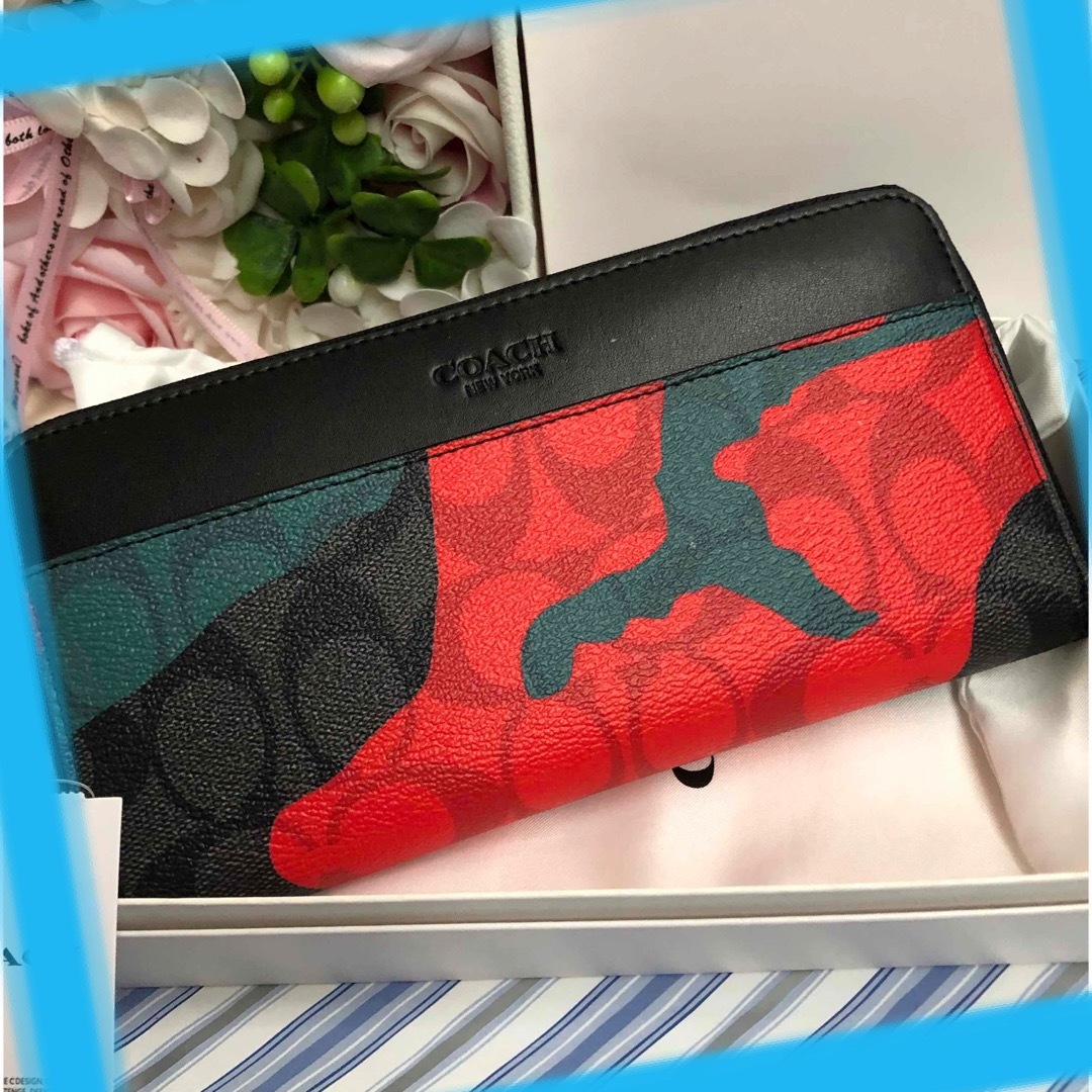 COACH - 新品未使用 COACH レット×グリーン×ブラック レディース