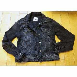 ザラ(ZARA)の1度のみ着用！　ZARAヴィンテージ加工デニムジャケット　M(Gジャン/デニムジャケット)