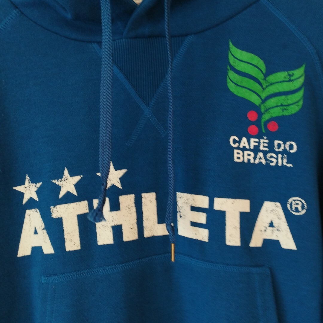 ATHLETA(アスレタ)のATHLETA パーカー　フード　トレーナー　S　150〜160サイズ スポーツ/アウトドアのサッカー/フットサル(ウェア)の商品写真