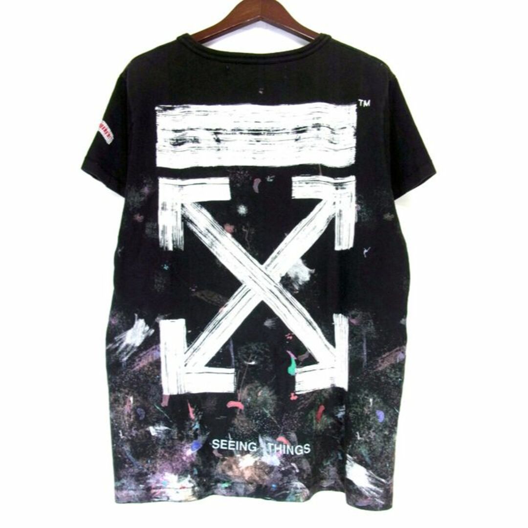 OFF-WHITE - オフホワイト OFF WHITE □ 17AW 【 Galaxy Brushed Tee ...