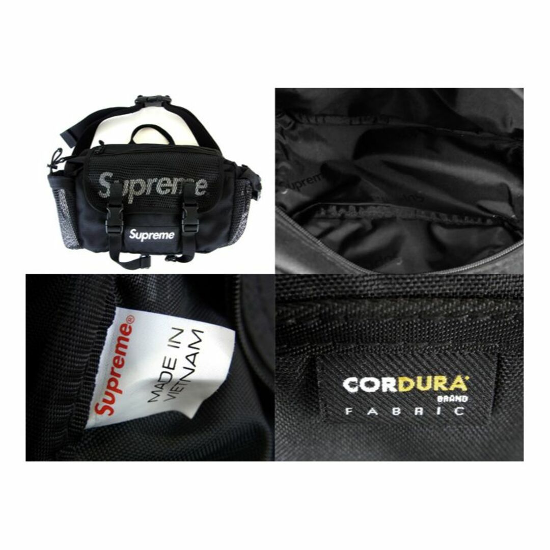 シュプリーム Suoreme □ 20SS 【 Waist Bag 】 ロゴ メッシュ シュプリーム Suoreme □ 20SS 【 Waist Bag 】 ロゴ メッシュ