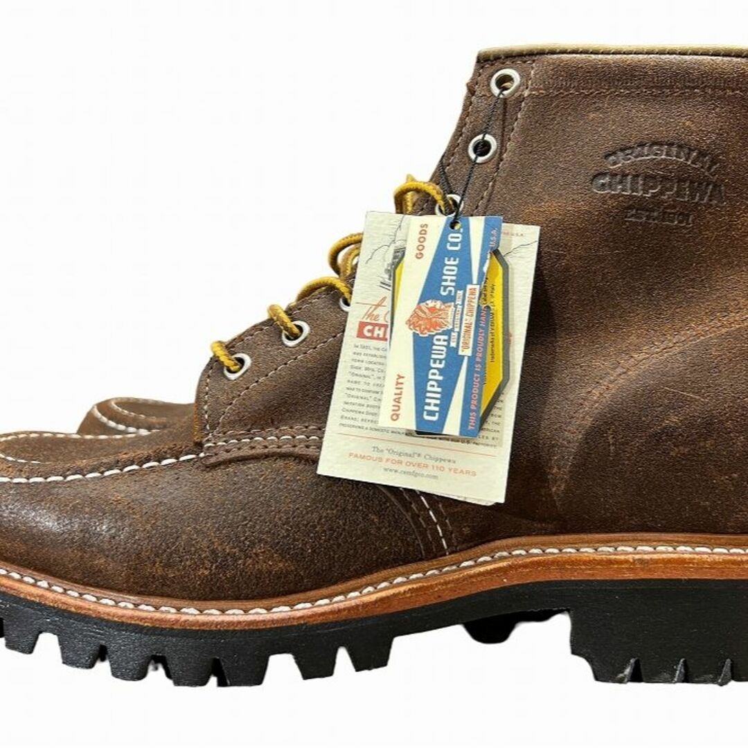 CHIPPEWA(チペワ)の新品 チペワ 1901M64 ホーウィン ラフアウト ラギッド ブーツ 8.5① メンズの靴/シューズ(ブーツ)の商品写真