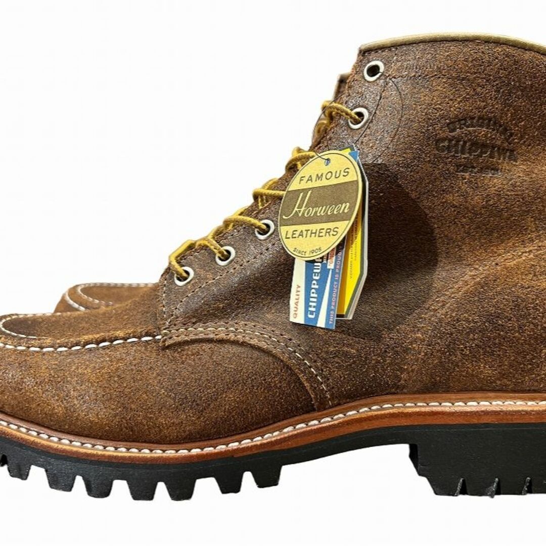 CHIPPEWA(チペワ)の新品 チペワ 1901M64 ホーウィン ラフアウト ラギッド ブーツ US9① メンズの靴/シューズ(ブーツ)の商品写真