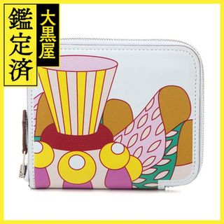 エルメス(Hermes)のエルメス アザップシルクイン ナタ／ブループリュム スイフト/シルク【430】(コインケース)