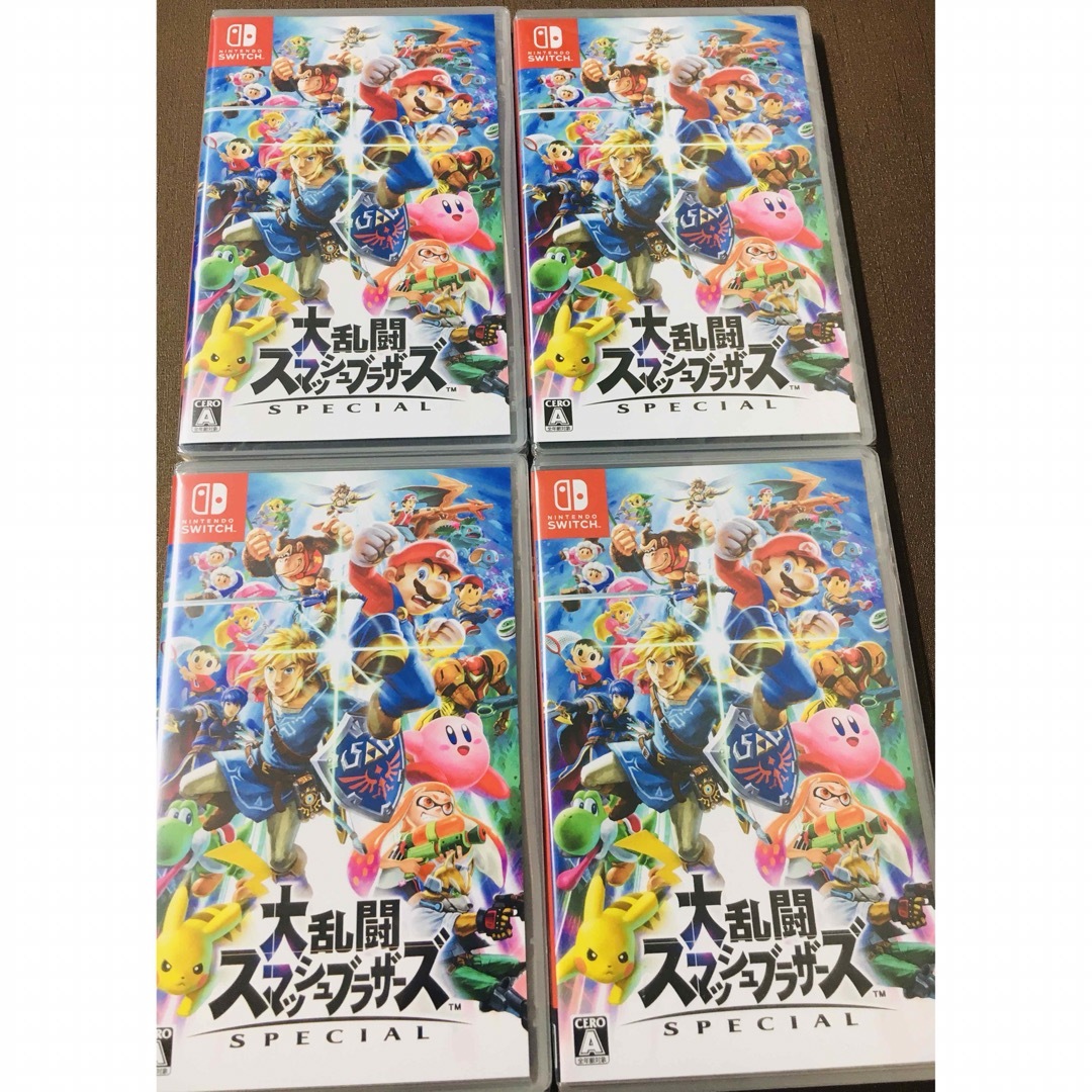 大乱闘スマッシュブラザーズ SPECIAL Switch 新品未開封４個セット