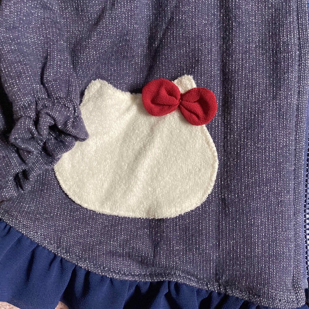 coeur a coeur(クーラクール)のクーラクール　キティ　アウター　110 キッズ/ベビー/マタニティのキッズ服女の子用(90cm~)(ジャケット/上着)の商品写真