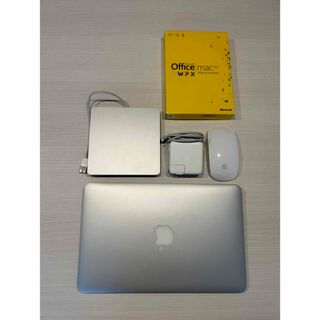 MacBook air 2013 office drive mouse付き(ノートPC)