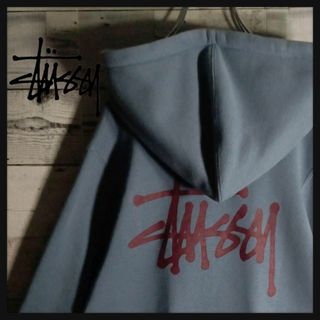 激レア　stussy ベーシックパーカー　ボックス　ストリート　スケート　サーフ