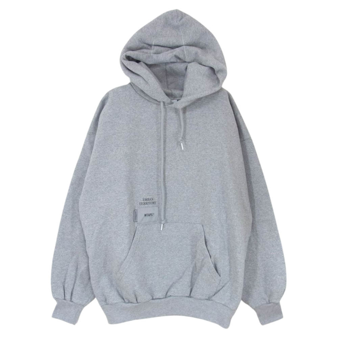 WTAPS ダブルタップス パーカー 22AW CROSS BONES HOODY COTTON クロスボーン フーディ スウェット パーカー グレー系 X 02