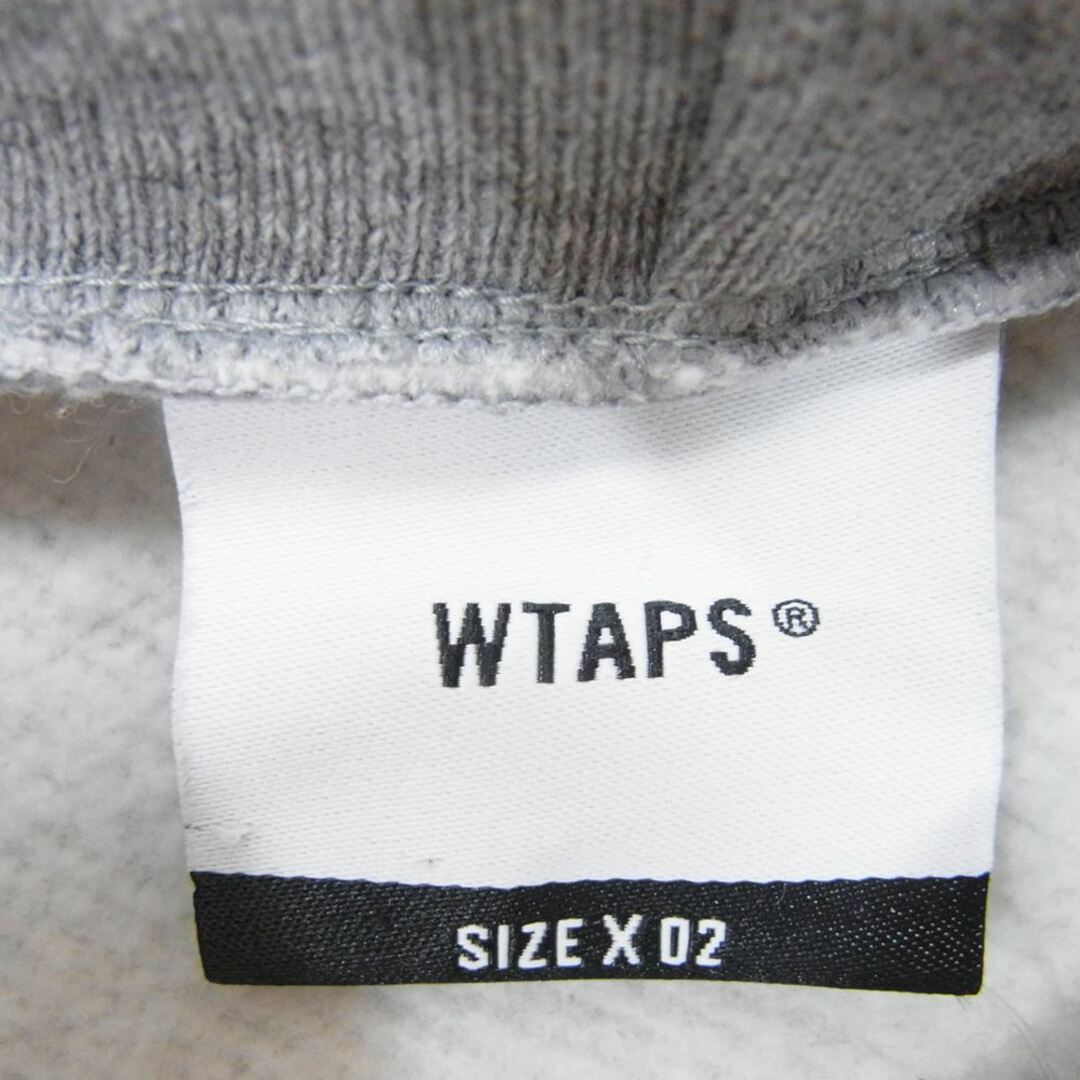 22AW WTAPS CROSS BONES HOODY M GRAY グレー