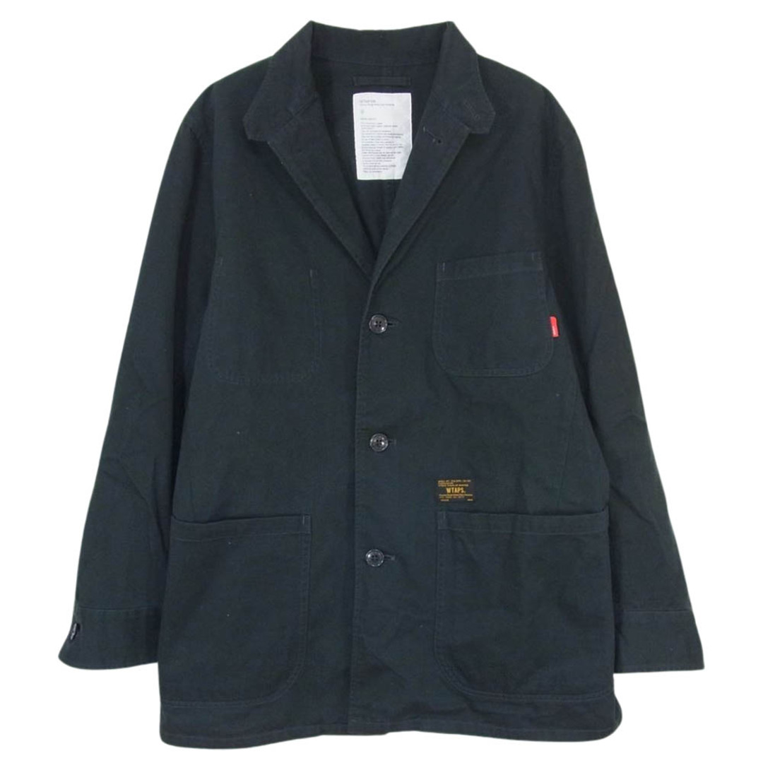 2肩幅WTAPS ダブルタップス ジャケット 15AW 152GWDT-JKM04 SHOP COAT ショップ コート ワーク ジャケット ブラック系 2