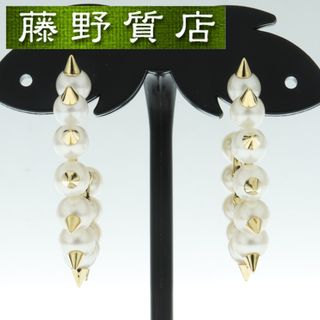 タサキ(TASAKI)の（新品仕上げ済）タサキ TASAKI 田崎 デインジャートライブパールピアス K18YG × 淡水パール  8827(ピアス)