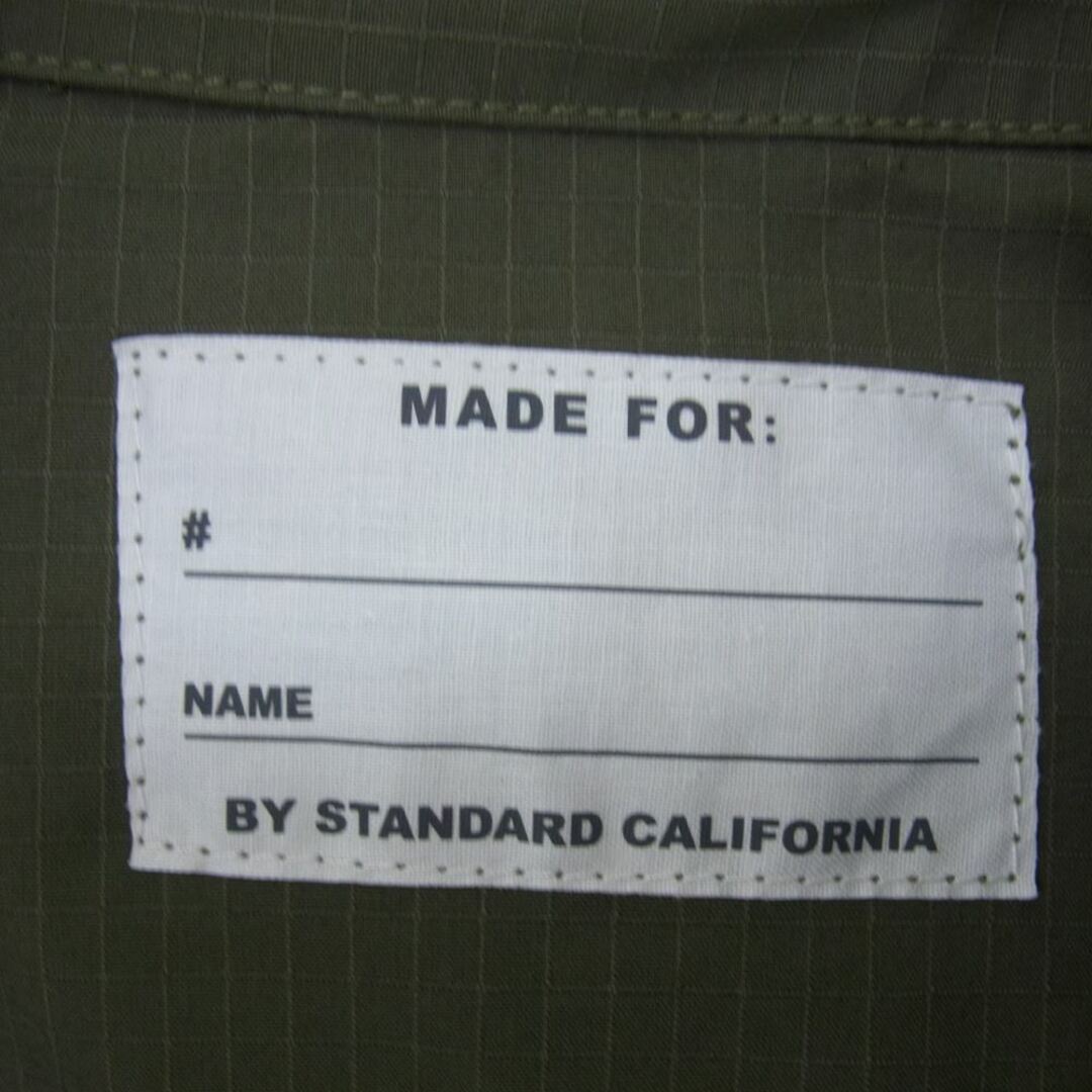 STANDARD CALIFORNIA(スタンダードカリフォルニア)のSTANDARD CALIFORNIA スタンダードカリフォルニア ジャケット Coolmax Stretch Ripstop Jungle Fatigue Jacket ジャングル ファティーグ ジャケット  モスグリーン系 MEIDIUM【中古】 メンズのジャケット/アウター(その他)の商品写真