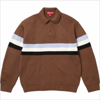 シュプリーム(Supreme)のSupreme Small Box Polo Sweater Brown M(ニット/セーター)