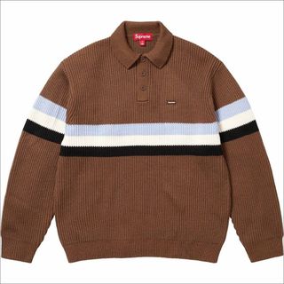 シュプリーム(Supreme)のSupreme Small Box Polo Sweater Brown M(ニット/セーター)