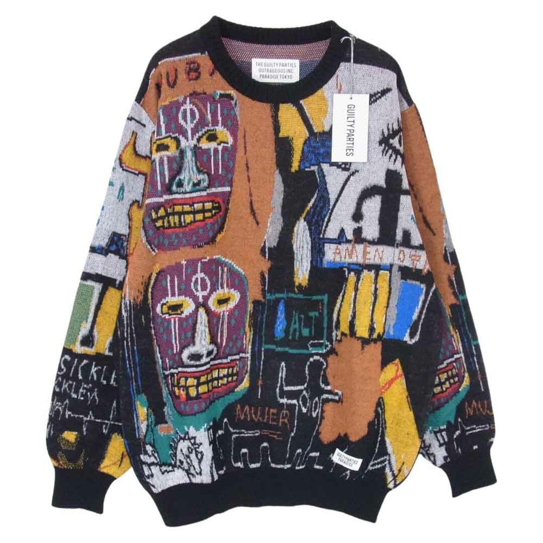 新品 WACKO MARIA ワコマリア BASQUIAT バスキア ニット